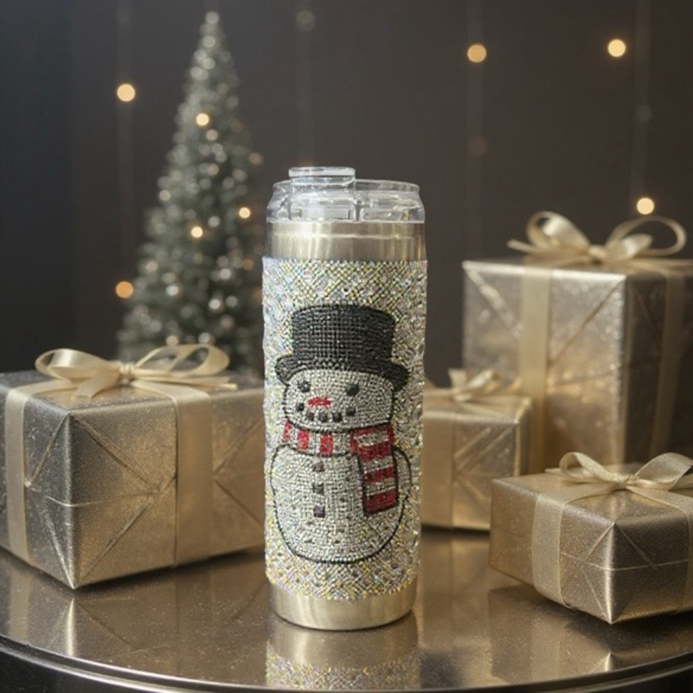 Jacquline Kent Snowman Tumbler